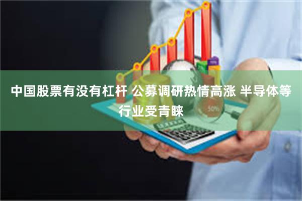 中国股票有没有杠杆 公募调研热情高涨 半导体等行业受青睐