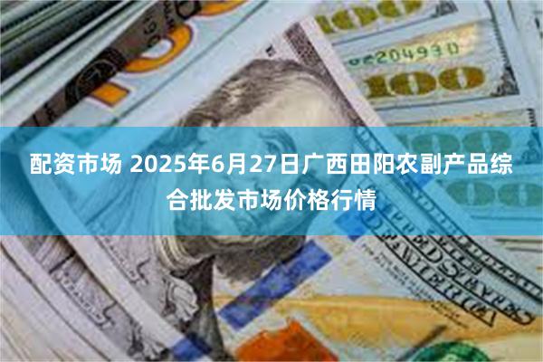 配资市场 2025年6月27日广西田阳农副产品综合批发市场价格行情