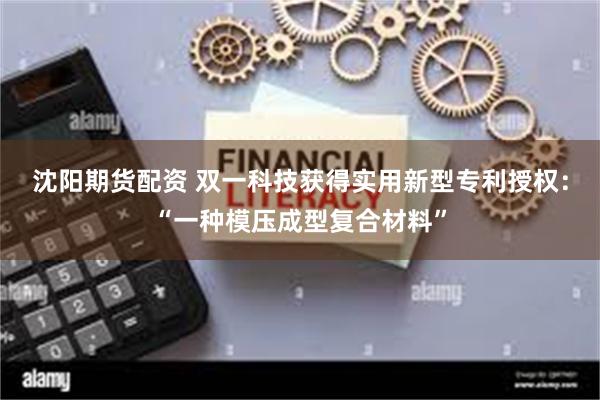 沈阳期货配资 双一科技获得实用新型专利授权：“一种模压成型复合材料”